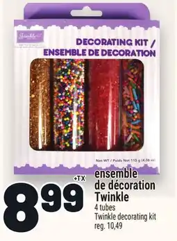 Metro ENSEMBLE DE DÉCORATION TWINKLE | TWINKLE DECORATING KIT offer
