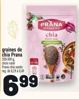 Metro GRAINES DE CHIA PRANA | PRANA CHIA SEEDS offer
