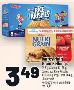 Metro BARRES NUTRI GRAIN KELLOGG'S | KELLOGG'S NUTRI GRAIN BARS offer