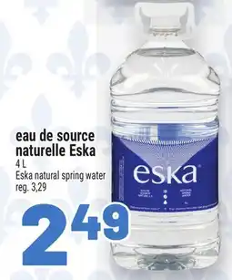 Metro EAU DE SOURCE NATURELLE ESKA | ESKA NATURAL SPRING WATER offer