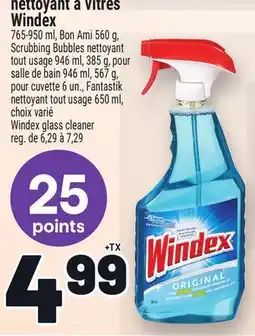 Metro NETTOYANT À VITRES WINDEX | WINDEX GLASS CLEANER offer