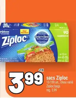 Metro SACS ZIPLOC | ZIPLOC BAGS offer