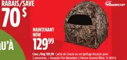 Canadian Tire Ameristep Assassin Fire-Retardant 2-Person Ground Blind offer