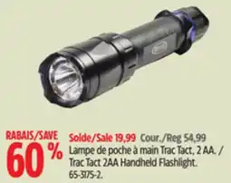Canadian Tire Police Security Trac Tact 2AA Handheld Flashlight offer