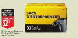 Canadian Tire 32-Ct Contractor Bags offer