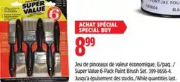 Canadian Tire Canarm Super Value 6-Pack Paint Brush Set offer