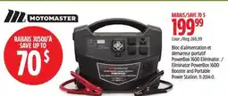 Canadian Tire MotoMaster Booster and Portable Power Station offer