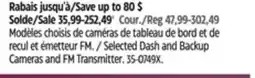Canadian Tire myGEKOgear Selected Dash and Backup Cameras and FM Transmitter offer