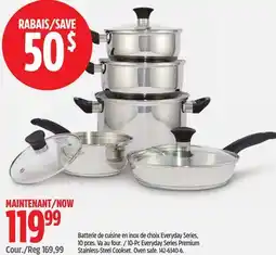 Canadian Tire Vida by PADERNO 0-Pc Everyday Series Premium Stainless-Steel Cookset offer