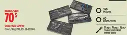 Canadian Tire Mastercraft 350 PCES/PC 60 DENTS/TEETH ¼ PO/, ⅜ PO/, ½ PO/ DRIVE SIZES offer
