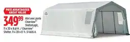 Canadian Tire Shelterlogic Clearview Shelter. 11 x 20 x 8´ h offer