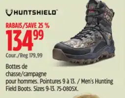 Canadian Tire Men's Hunting Field Boots offer