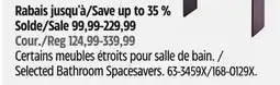 Canadian Tire For Living Selected Bathroom Spacesavers offer
