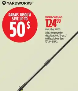 Canadian Tire Yardworks 9A Electric Pole Saw, 10˝ offer