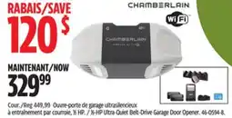 Canadian Tire Chamberlain 1⁄2-HP Ultra-Quiet Belt-Drive Garage Door Opener offer