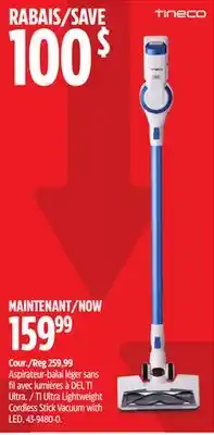 Canadian Tire Tineco T1 Ultra Lightweight Cordless Stick Vacuum with LED offer