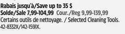 Canadian Tire Selected Cleaning Tools offer
