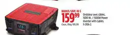 Canadian Tire MOTOMASTER 1500W Power Inverter with Cables offer
