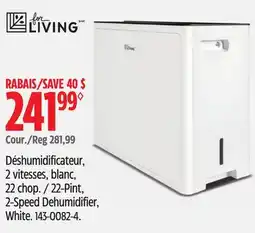Canadian Tire 22-Pint, 2-Speed Dehumidifier offer