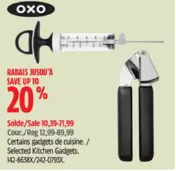Canadian Tire Oxo Selected Kitchen Gadgets offer