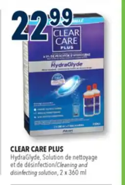 Familiprix CLEAR CARE PLUS, Cleaning and disinfecting solution, 2 x 360 ml offer
