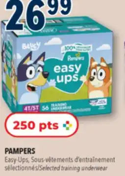 Familiprix PAMPERS Selected training underwear offer