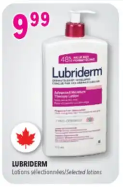 Familiprix LUBRIDERM, Lotions Selected lotions offer