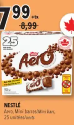 Familiprix NESTLÉ, Aero, Mini bars, 25 units offer