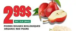 Marches Tau POIRES ROUGES BIOLOGIQUES offer