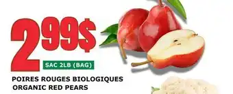 Marches Tau POIRES ROUGES BIOLOGIQUES offer