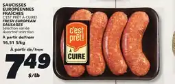IGA C'EST PRÊT À CUIRE! FRESH EUROPEAN SAUSAGES offer