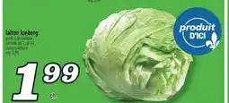 Marché Richelieu LAITUE ICEBERG | ICEBERG LETTUCE offer