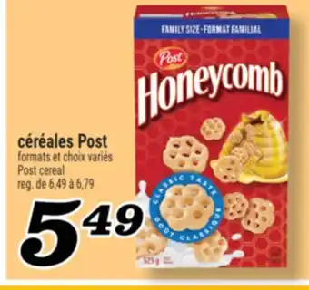Marché Richelieu CÉRÉALES POST | POST CEREAL offer