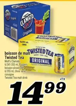 Marché Richelieu BOISSON DE MALT TWISTED TEA | TWISTED TEA MALT DRINK offer