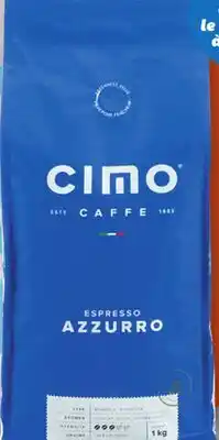 IGA CIMO AZZURRO COFFEE BEANS offer