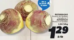 IGA RUTABAGAS offer