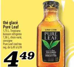 Marché Richelieu THÉ GLACÉ PURE LEAF | PURE LEAF ICED TEA offer