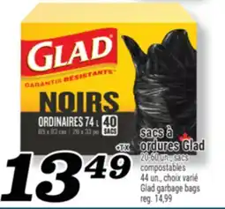 Marché Richelieu SACS À ORDURES GLAD | GLAD GARBAGE BAGS offer