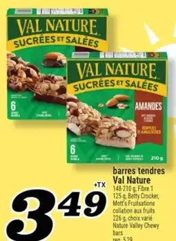 Marché Richelieu BARRES TENDRES VAL NATURE | NATURE VALLEY CHEWY BARS offer