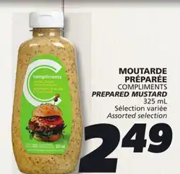 IGA COMPLIMENTS PREPARED MUSTARD offer