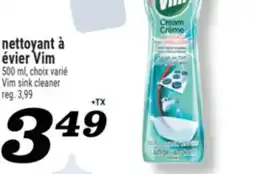 Marché Richelieu NETTOYANT À ÉVIER VIM | VIM SINK CLEANER offer