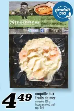 Marché Richelieu COQUILLE AUX FRUITS DE MER | FROZEN SEAFOOD SHELL offer
