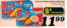 Marché Richelieu SAUCISSES ENROBÉES DE PÂTE SUR BÂTON POGO | POGO FROZEN BREADED WIENERS offer
