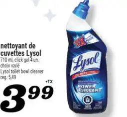 Marché Richelieu NETTOYANT DE CUVETTES LYSOL | LYSOL TOILET BOWL CLEANER offer