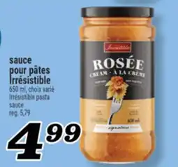Marché Richelieu SAUCE POUR PÂTES IRRÉSISTIBLE | IRRÉSISTIBLE PASTA SAUCE offer