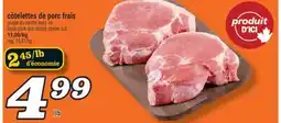 Marché Richelieu Côtelettes De Porc Frais offer