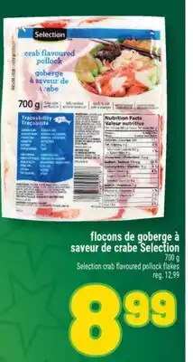 Marché Richelieu FLOCONS DE GOBERGE À SAVEUR DE CRABE SELECTION | SELECTION CRAB FLAVOURED POLLOCK FLAKES offer