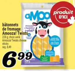 Marché Richelieu BÂTONNETS DE FROMAGE AMOOZA! TWISTS | AMOOZA! TWISTS CHEESE STICKS offer