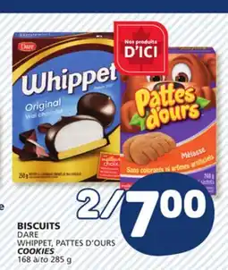 Marché Bonichoix DARE WHIPPET, PATTES D'OURS COOKIES offer
