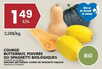 Rachelle-Bery Grocery ORGANIC BUTTERNUT, ACORN OR SPAGHETTI SQUASH offer